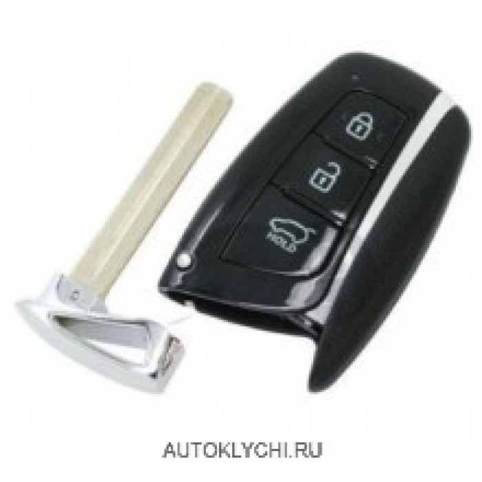 Смарт ключ для Hyundai Santa Fe 433 МГц 7952 чип 3 кнопки ID46 FCCID: 95440 2W500 (Ключи Hyundai) (код 2867)