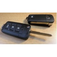 Корпус выкидного ключа для HYUNDAI, 3 кнопки + кнопка паника (hyn7)