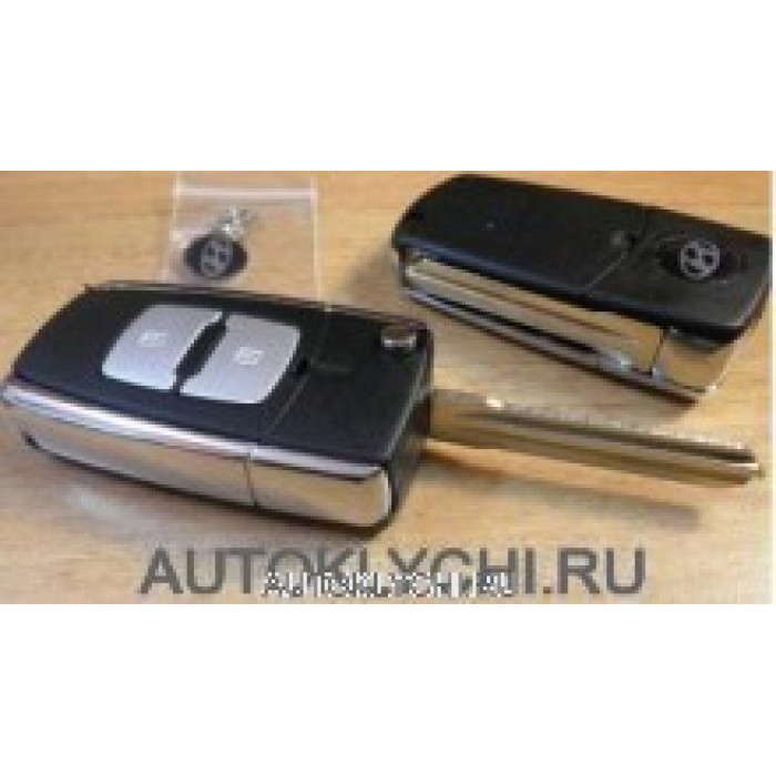 Корпус выкидного ключа для HYUNDAI YUET, 2 кнопки (hyn14left) (Ключи Hyundai) (код 254)