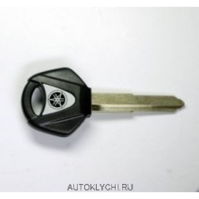 Чип ключ для мотоцикла Yamaha R1, R6 (ключ с транспондером Ямаха 4D) Черный (Ключи для мотоциклов) (код 1320)