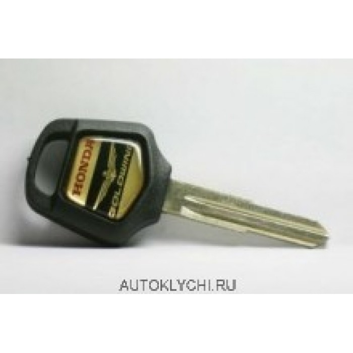 Ключ с транспондером для мотоцикла Honda CBR600,CBR 929,954,1000,CB400,CB 600,900,1300.(чип ключ хонда 46) (Ключи для мотоциклов) (код 1319)