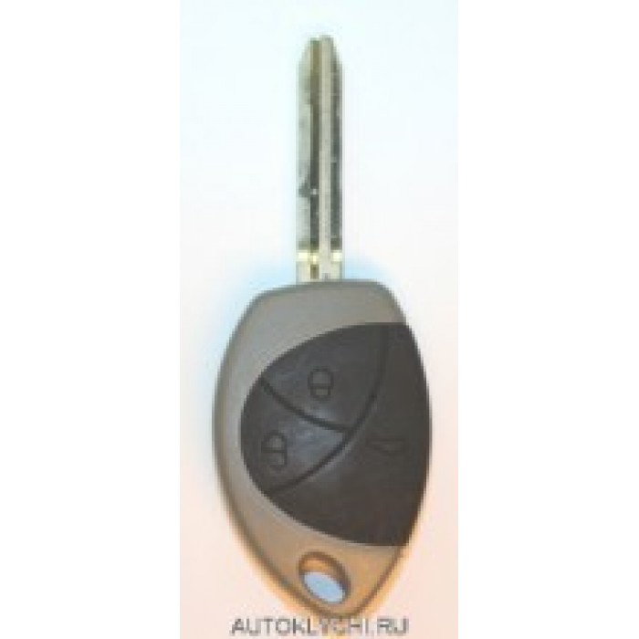 Заготовка ключа зажигания для авто TOYOTA, 3 кнопки (Ключи Toyota) (код 2075)