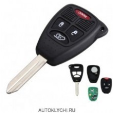 Ключ для Крайслера и Jeep Grand Cherokee Car Key OHT692427AA 2005 год 3 кнопки+паника