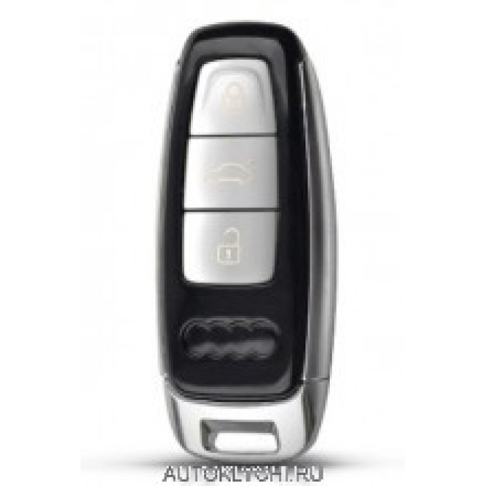 Корпус смарт ключа 3 кнопки для Audi A6 C8 A7 A8 Q8 (Ключи Audi) (код 3272)