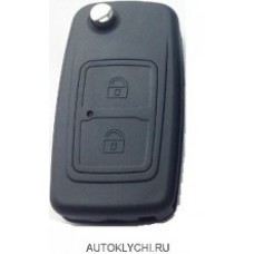 Ключ Chery A13 выкидной с двумя кнопками, с чипом megamos ID48 433Мгц