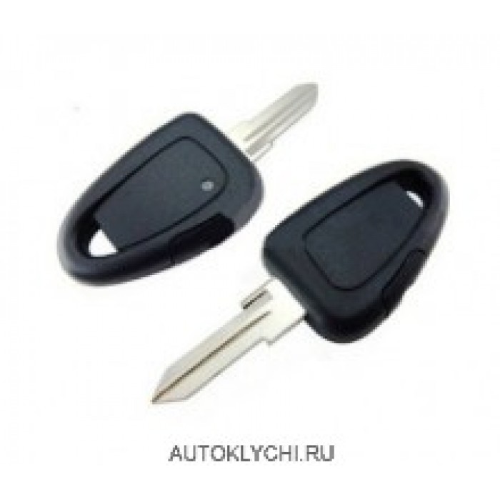 Корпус дистанционного ключа 1 кнопка для Fiat Браво Doblo 500 Punto Ducato (Ключи Fiat) (код 2780)