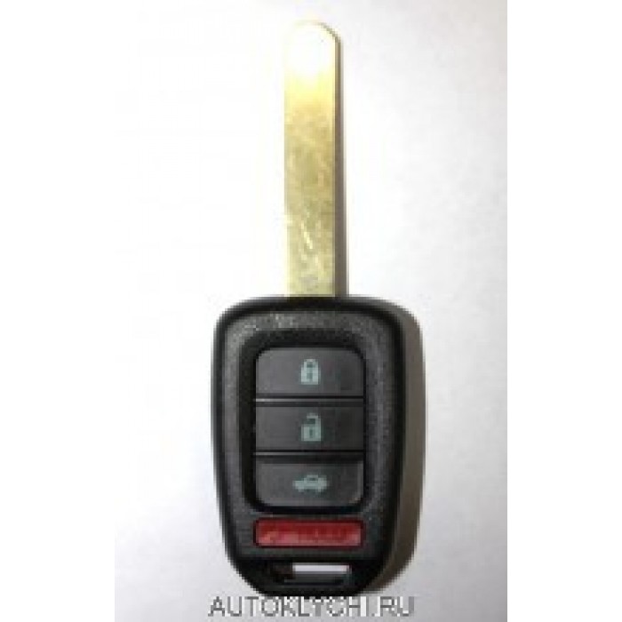 Корпус чип ключа Хонда, 3+1 кнопка (Ключи Honda) (код 2262)