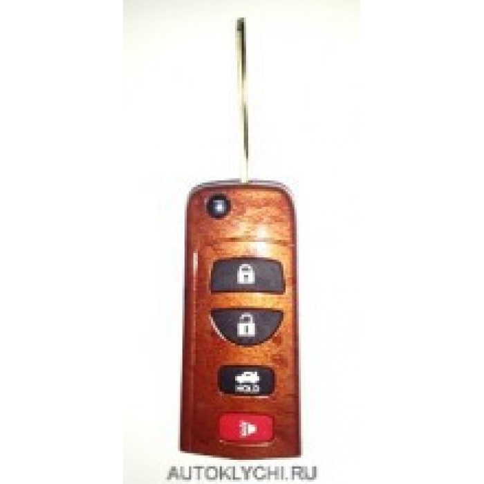 Корпус выкидного ключа Nissan 3+1 кнопки (Ключи Nissan) (код 2346)