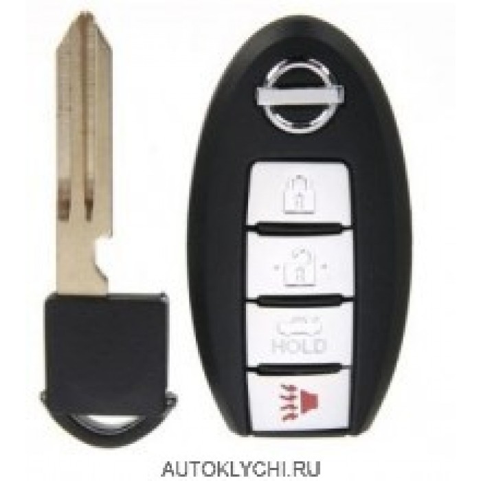 Smart key KR5S180144014 4 кнопки 433.92 мГц ID47-PCF7938 для Nissan Altima (Ключи Nissan) (код 3060)