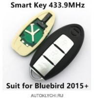 Smart Key для Nissan Bluebird автозапуск 434 мГц с ID46 7952 чип