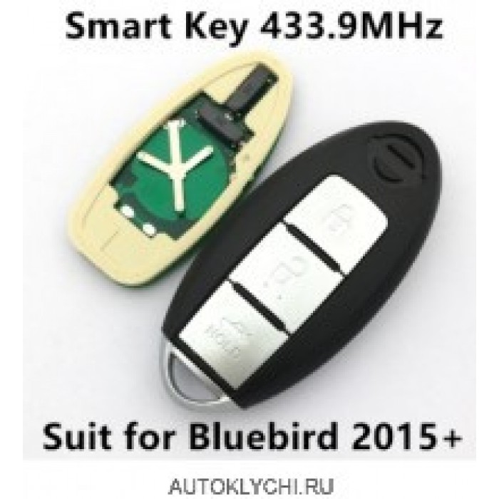 Smart Key для Nissan Bluebird автозапуск 434 мГц с ID46 7952 чип (Ключи Nissan) (код 2886)