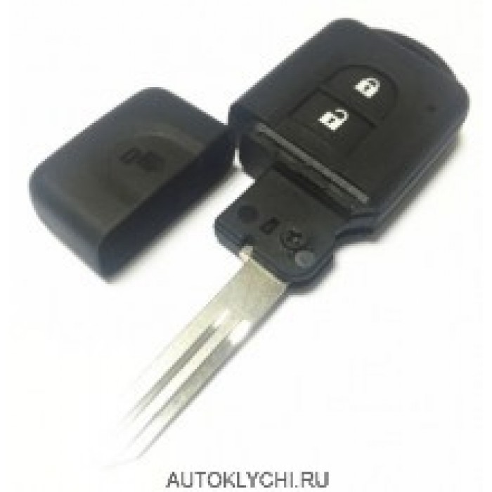 Корпус ключа Nissan Micra Juke Qashqai Xtrail Navara (Ключи Nissan) (код 2586)