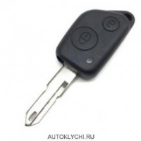 Корпус заготовка на 2 кнопки дистанционного ключа для Peugeot 106 206 306 406
