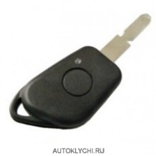 Корпус ключа Peugeot 406, 1 кнопка