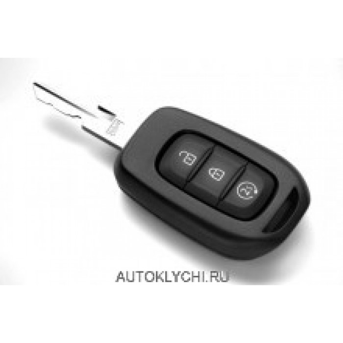Чип ключ Renault Duster с 2016 г (Ключи Renault) (код 2542)