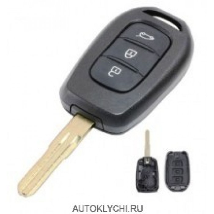 Ключ Renault Duster Trafic Clio 4 Мастер 3 Logan (Ключи Renault) (код 3086)