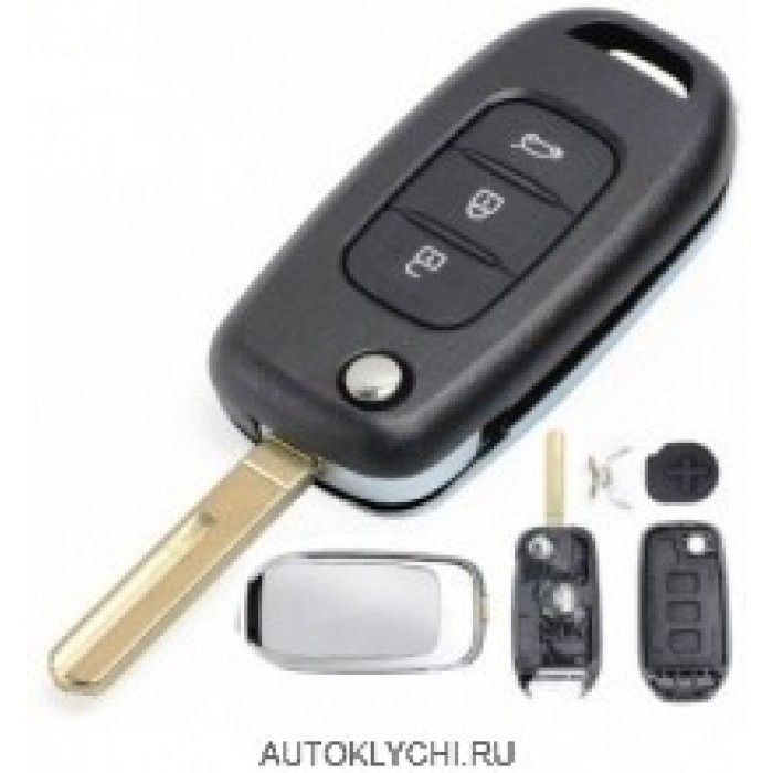 Корпус ключа для Renault Kadjar Koleos 2017 (Ключи Renault) (код 3084)