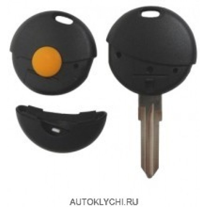 Корпус ключа зажигания Smart, 3 кнопки (Ключи Mercedes) (код 2089)