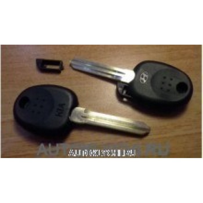 Заготовка ключа для Hyundai/Kia с местом для чипа, hyn14Left (Тип2) (Ключи Kia) (код 268)