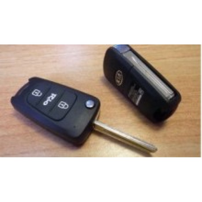 Корпус выкидного ключа для KIA RIO, 2 кнопки (toy48) (Ключи Kia) (код 622)