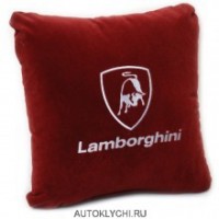 Подушки с логотипом марки автомобиля LAMBORGHINI