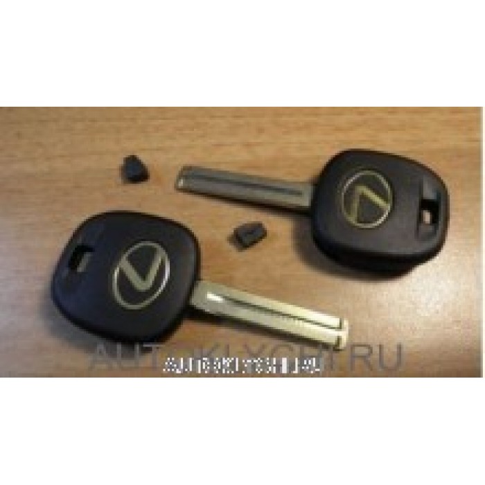 Заготовка ключа зажигания для LEXUS, с местом для чипа, под пробку (toy48) (Ключи Lexus) (код 295)