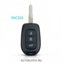 Ключ Renault Duster Logan Sandero 3 кнопки  VAC102