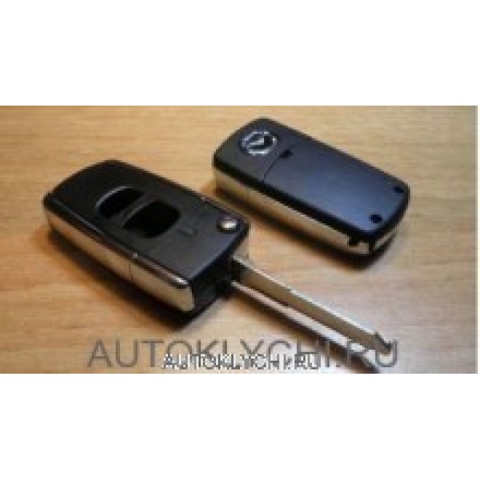 Корпус выкидного ключа для MAZDA, 2 кнопки (Тип2) (Ключи Mazda) (код 316)