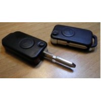 Корпус выкидного ключа для MERCEDES, 1 кнопка (HU39)