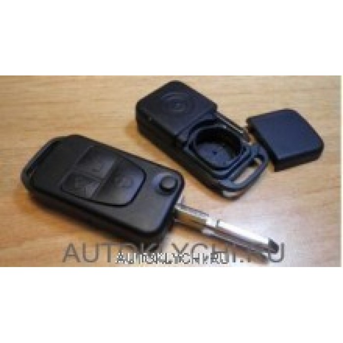Корпус выкидного ключа для MERCEDES, 3 кнопки (HU39) (Ключи Mercedes) (код 342)