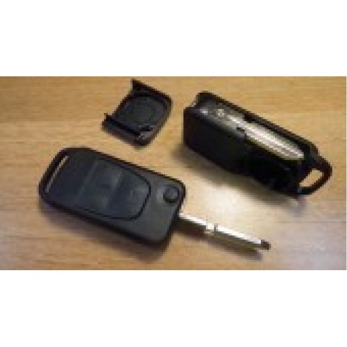 Корпус выкидного ключа для MERCEDES, 2 кнопки (HU39) (Ключи Mercedes) (код 656)