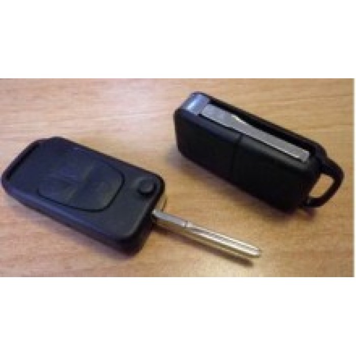 Корпус выкидного ключа для MERCEDES, 3 кнопки (hu64) (Ключи Mercedes) (код 619)