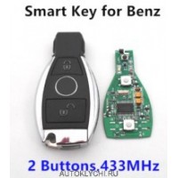 Smart Key для Mercedes-BENZ 2000 433 МГц Support NEC и BGA 2 кнопки