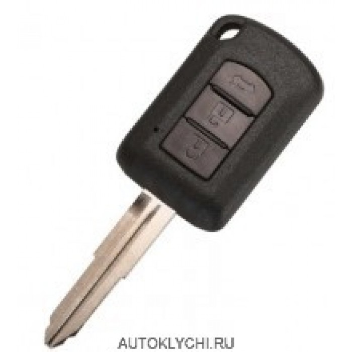 Корпус ключа Mitsubishi ASX Lancer EX Galant Outlander Pajero 3 кнопки (Ключи Mitsubishi) (код 3267)