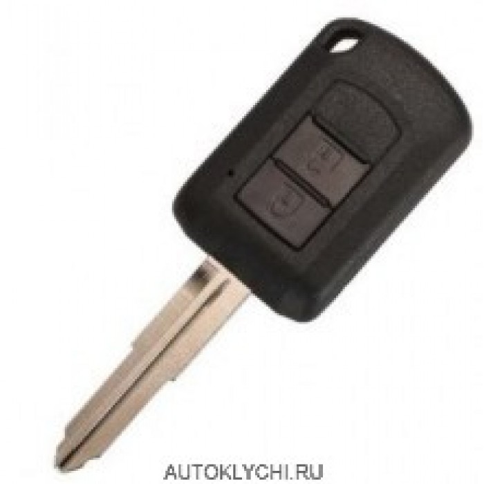 Корпус ключа Mitsubishi ASX Lancer EX Galant Outlander Pajero 2 кнопки (Ключи Mitsubishi) (код 3266)