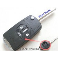Корпус ключа 3 кнопки для Mitsubishi Eclipse Lancer