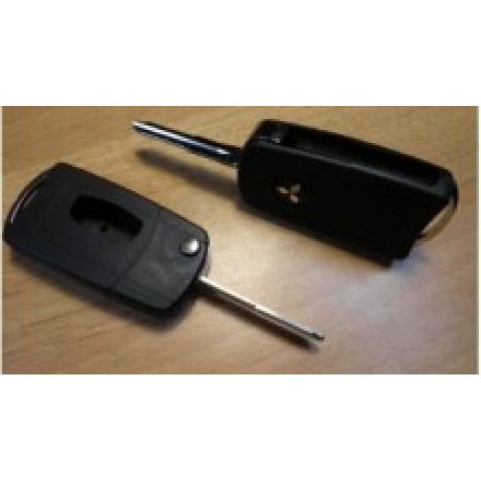Корпус выкидного ключа для MITSUBISHI, 2 кнопки, mit11 (Тип2) (Ключи Mitsubishi) (код 665)