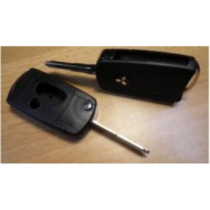 Корпус выкидного ключа для MITSUBISHI, 3 кнопки, mit11 (Тип2) (Ключи Mitsubishi) (код 663)
