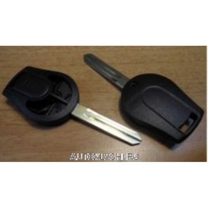Заготовка ключа зажигания для NISSAN, 2 кнопки (Тип2) (Ключи Nissan) (код 365)