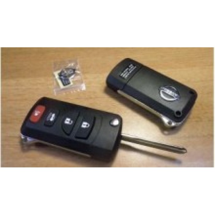 Корпус выкидного ключа для NISSAN, 4 кнопки (Тип3) (Ключи Nissan) (код 644)
