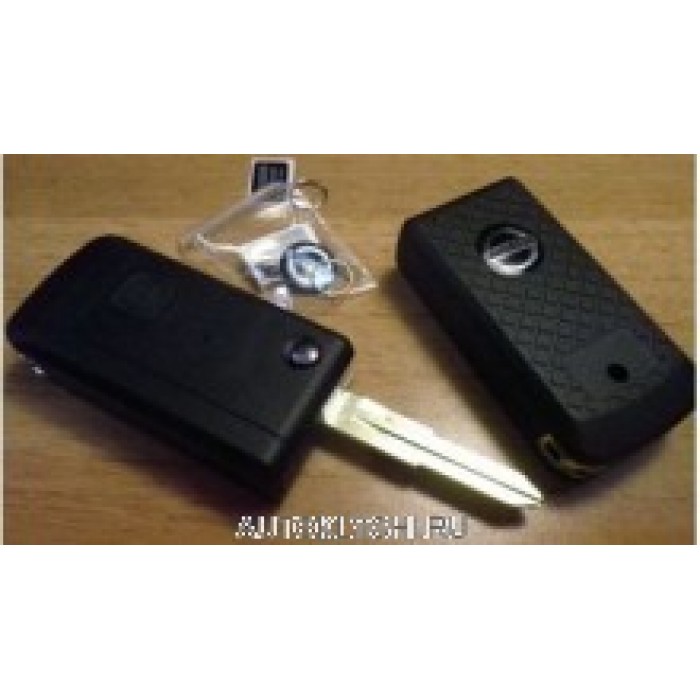 Корпус выкидного ключа для NISSAN, 1 кнопка (Ключи Nissan) (код 358)