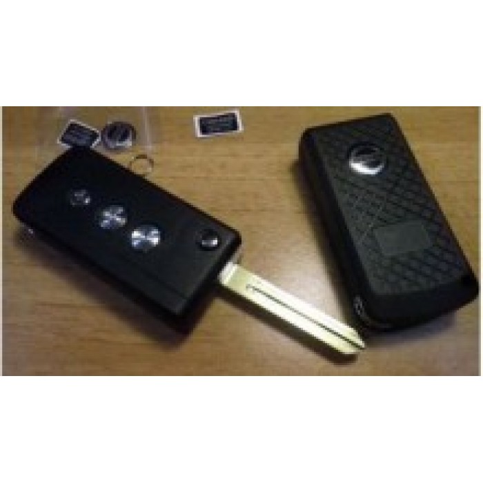 Корпус выкидного ключа для NISSAN, 3 кнопки (Тип4) (Ключи Nissan) (код 643)