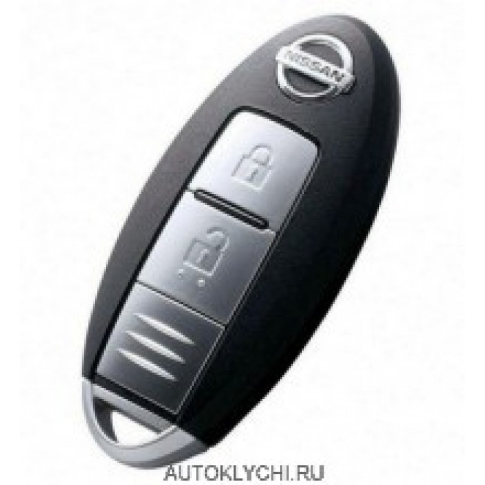 Смарт ключ для Nissan Qashqai 2 J11 Qashqai X-TRAIL с двумя кнопками с 2014 года (Ключи Nissan) (код 2259)