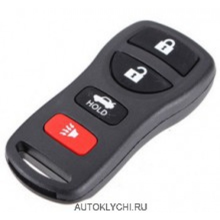 Ключ центрального замка 4 кнопки (Nissan 315Mhz) (Ключи Nissan) (код 2372)