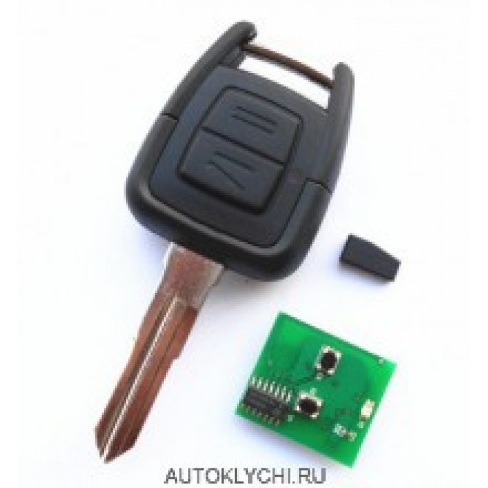 Автомобильный дистанционный ключ для VAUXHALL OPEL Omega Vectra Astra Zafira 2 Кнопки 433 МГц ID40 чип (Ключи Opel) (код 2740)