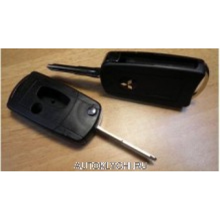 Корпус выкидного ключа для MITSUBISHI, 3 кнопки, mit11 (Тип2) (Ключи Mitsubishi) (код 1171)