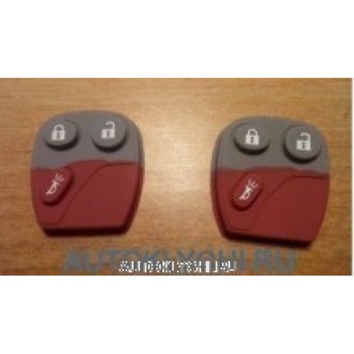 Кнопки для ремоута GM, 2 + 1 кнопка "паника" (Ключи GMC) (код 179)