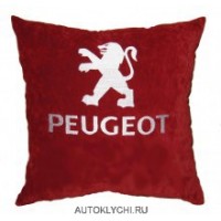 Подушки с логотипом марки автомобиля PEUGEOT