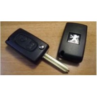 Корпус выкидного ключа для PEUGEOT, 2 кнопки (Тип4)