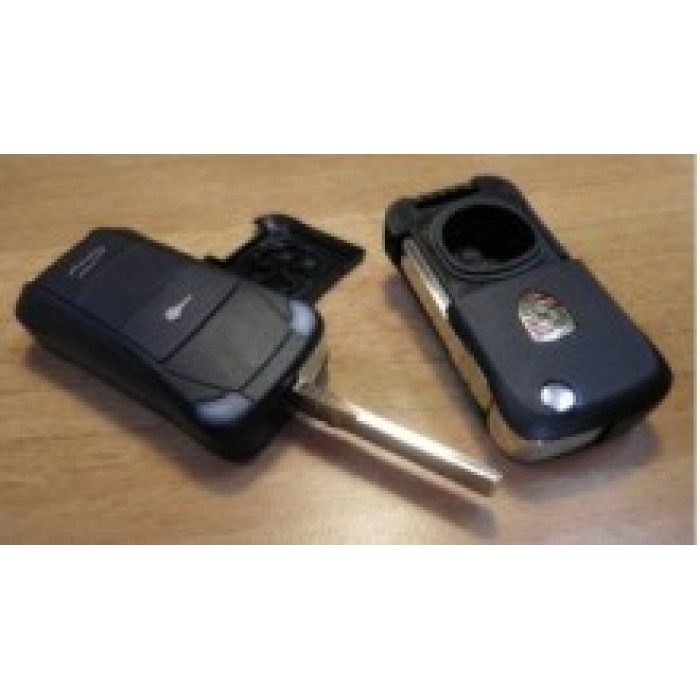 Корпус выкидного ключа для PORSCHE, 2 кнопки (Ключи Porsche) (код 683)